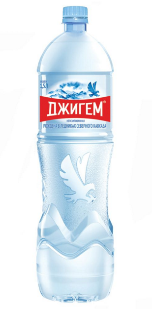

Вода ледниковая Джигем минеральная негазированная 1,5 л