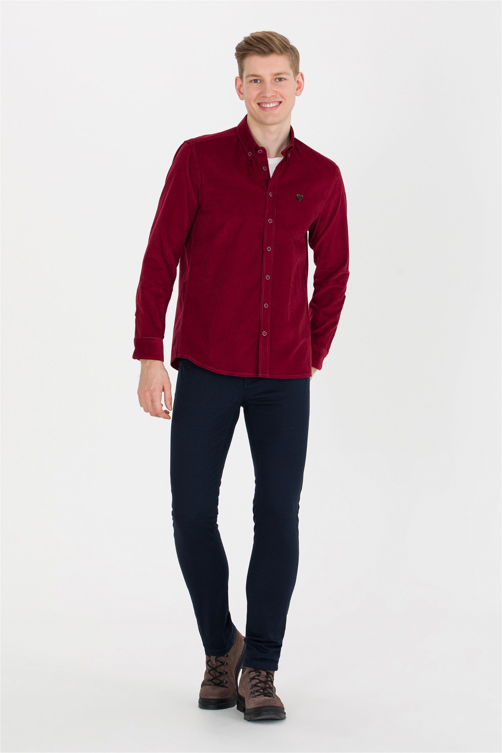 

Рубашка мужская US Polo Assn G081SZ0040DORSTEN022K красная XL, Красный, G081SZ0040DORSTEN022K