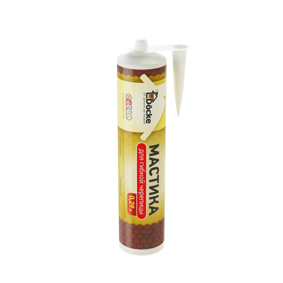 

Мастика для гибкой черепицы Docke 0,29л 0,35 кг