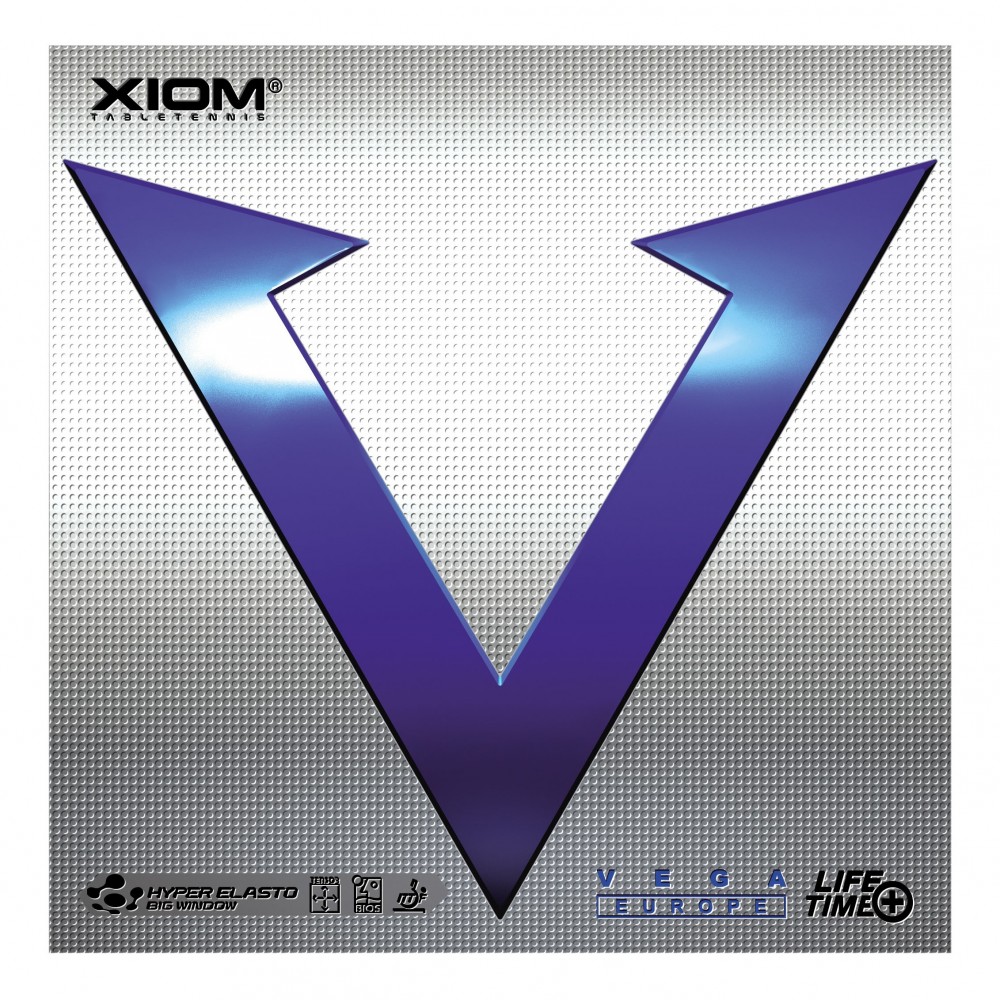 Накладка для настольного тенниса XIOM Vega Europe, Red, 2.0