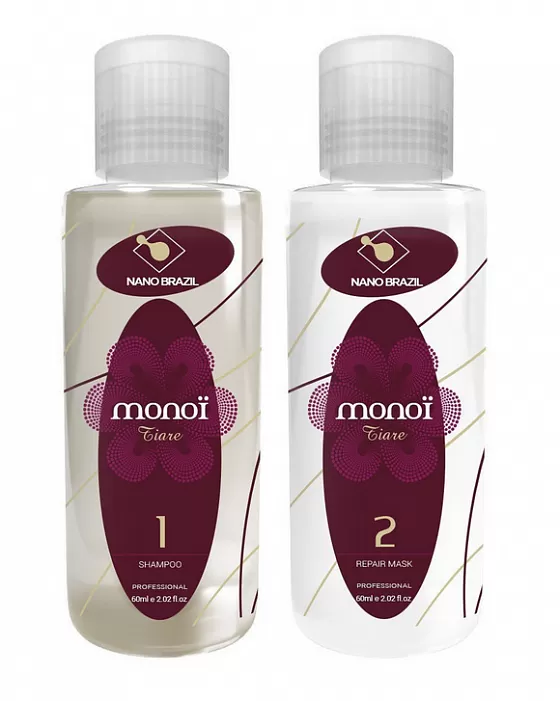 

Набор для ботокса Monoi Tiare шаг 1 + шаг 2 NANO BRAZIL 2*60 мл