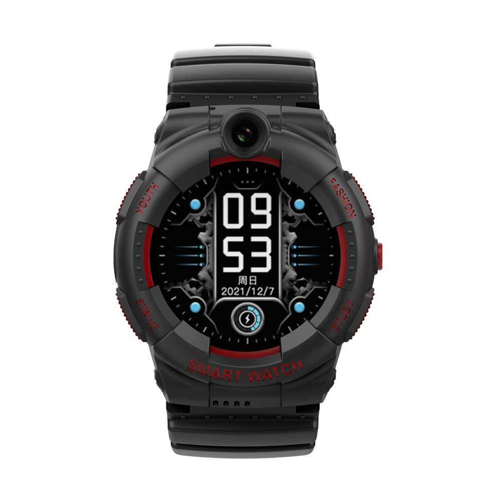 фото Часы-телефон с gps smart baby watch kt25. цвет: черный.