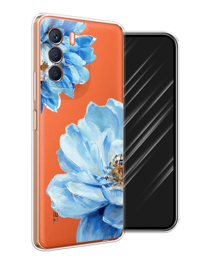 

Чехол Awog на Infinix Zero 5G 2023 "Голубые клематисы", Голубой, 3104450-8