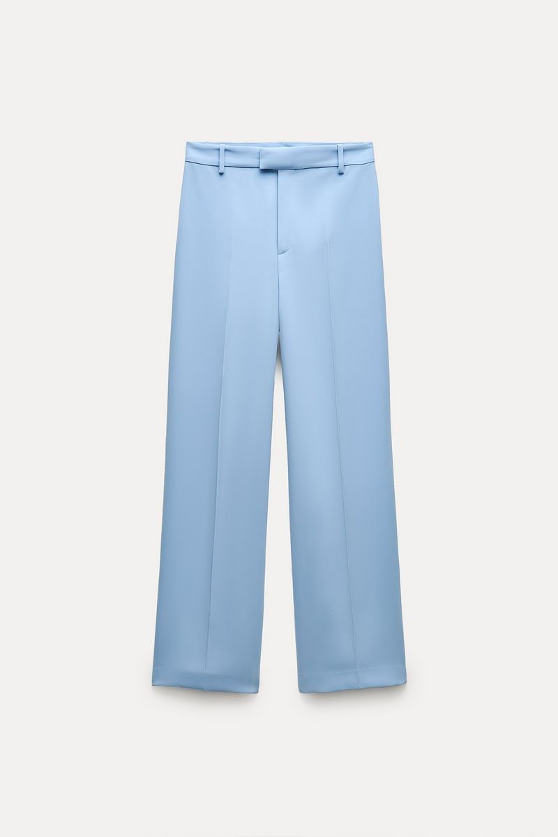 

Брюки женские ZARA 02486186 голубые L, Голубой, 02486186