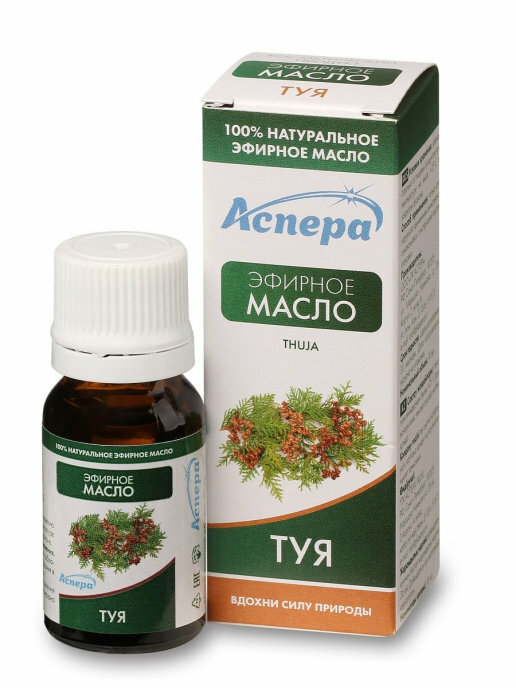 фото Аспера масло эфирное туя 10ml