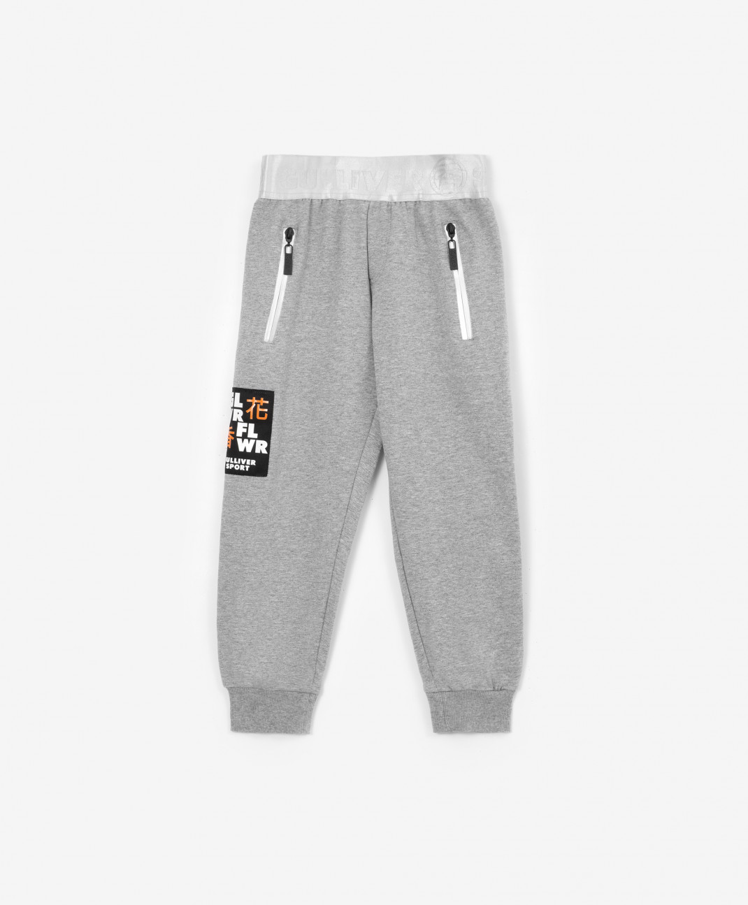 

Брюки трикотажные серые Gulliver 22203GMC5604 р.116, Серый, 22203GMC5604