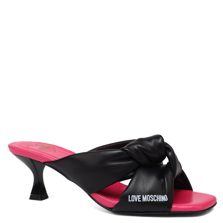 

Мюли женские Love Moschino JA28365G черные 38 EU, Черный, JA28365G