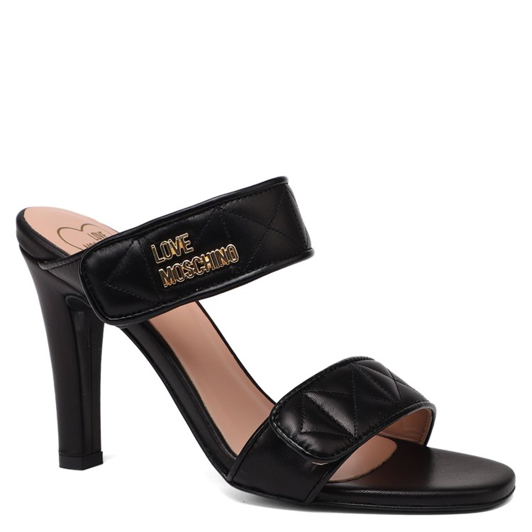 

Мюли женские Love Moschino JA2835AG черные 39 EU, Черный, JA2835AG