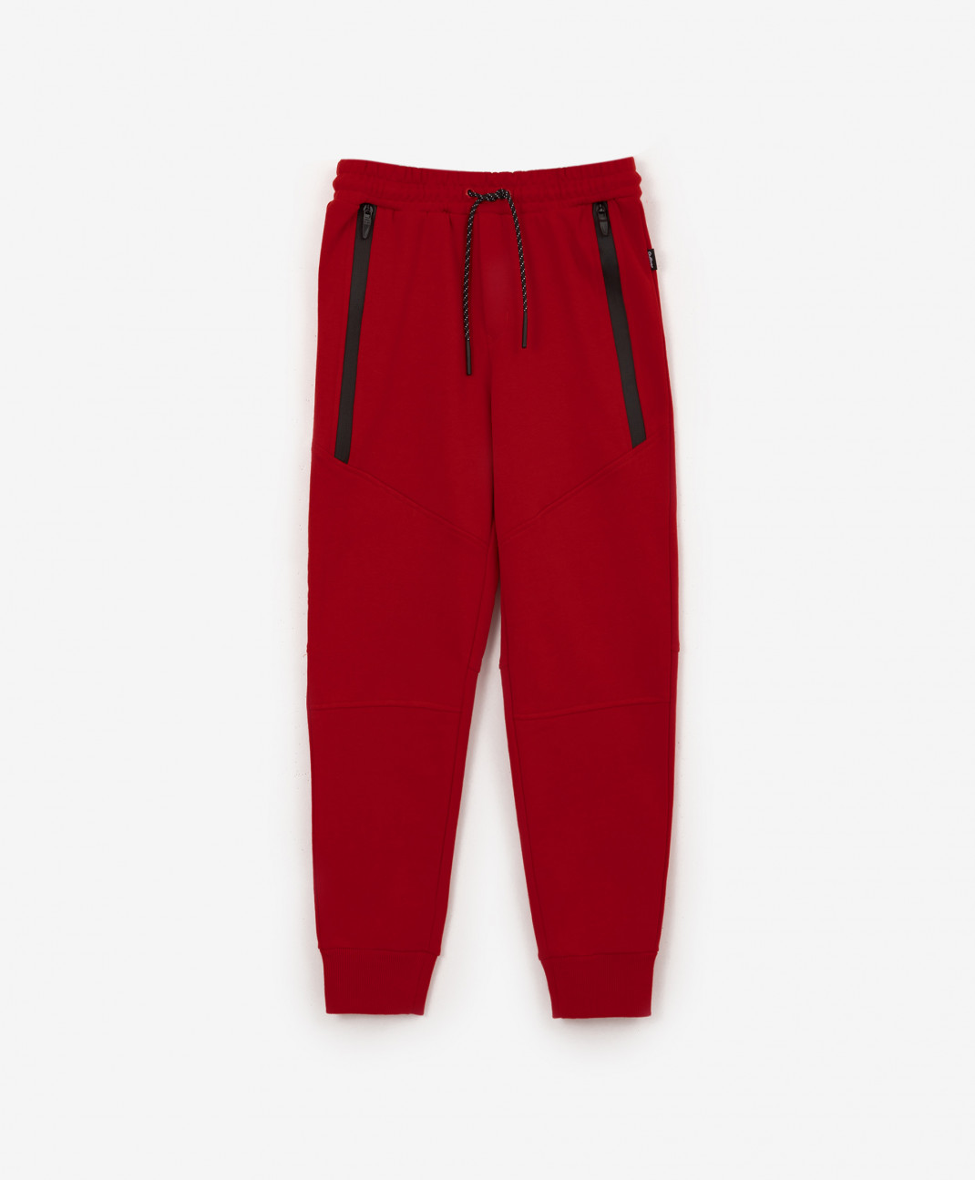 

Джоггеры трикотажные из футера красные Gulliver 22212BJC5603 р.146, 22212BJC5603