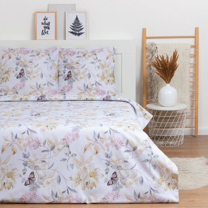 

Постельное бельё 1,5 сп LoveLife Spring butterflies: пододеяльник 150х217см+наволочка 70х7