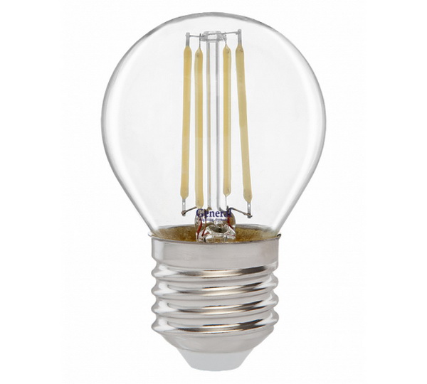 

Светодиодная лампа General Lighting Systems FIL Шарик G45S-7E27 649905