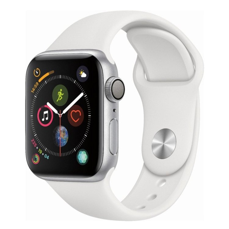 

Ремешки для Apple Watch 38/40 mm Sport Band силиконовый (размер S) <белый>