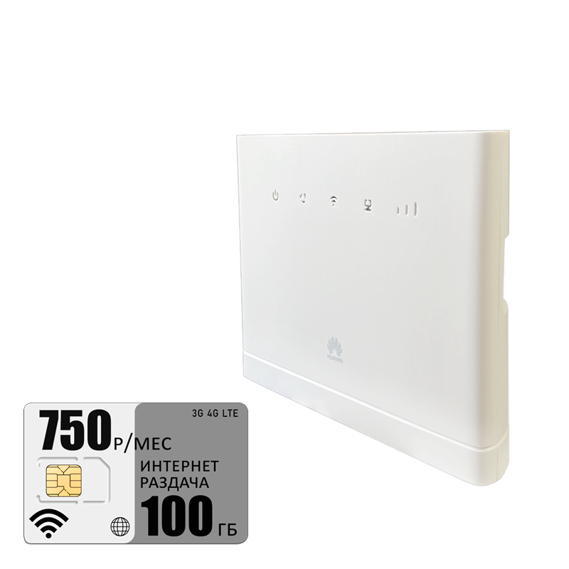 

Wi-Fi роутер Huawei b315 (komplekt-b315white-tele2-750-PRO-sb), b315