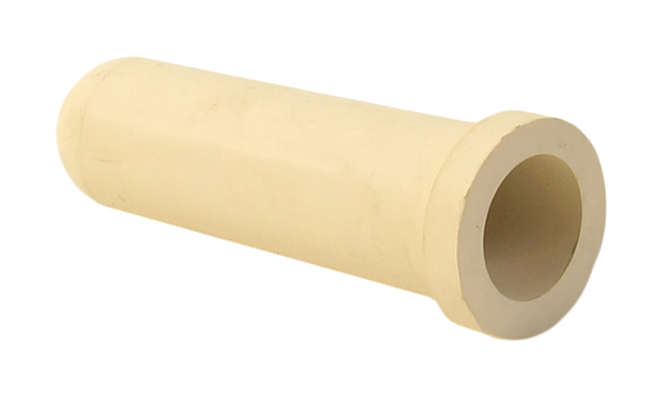 Соска резиновая, 100 мм, белая, крестовый разрез