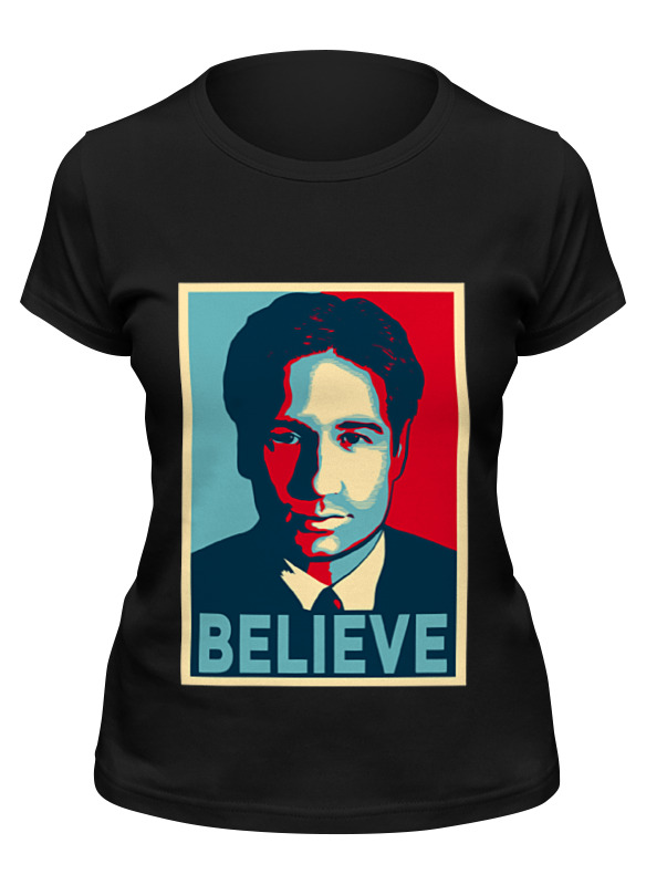 

Футболка женская Printio Дэвид духовны (believe) черная 2XL, Черный, Дэвид духовны (believe)