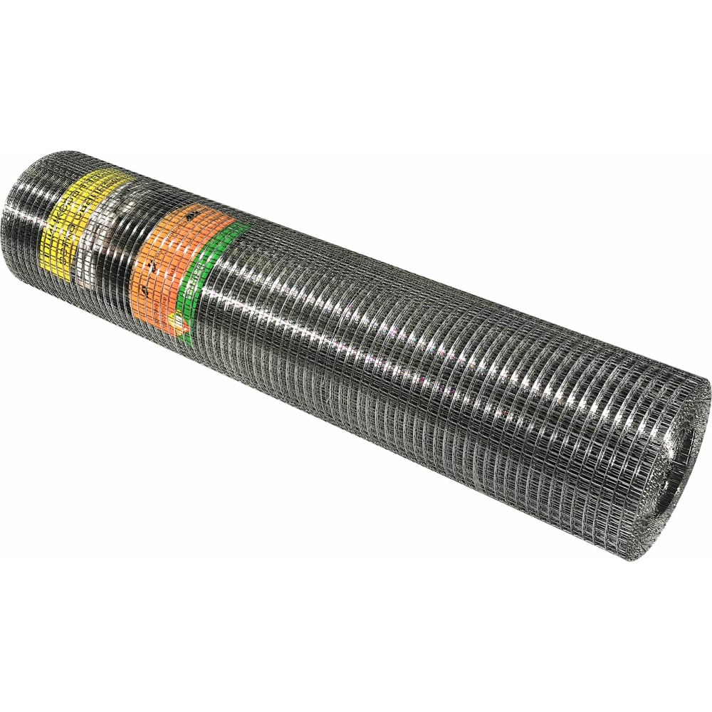 Кордленд Сетка сварная оцинкованная ? 1.2мм, ячейка 12.5x12.5мм, 1x15м SVA-00007