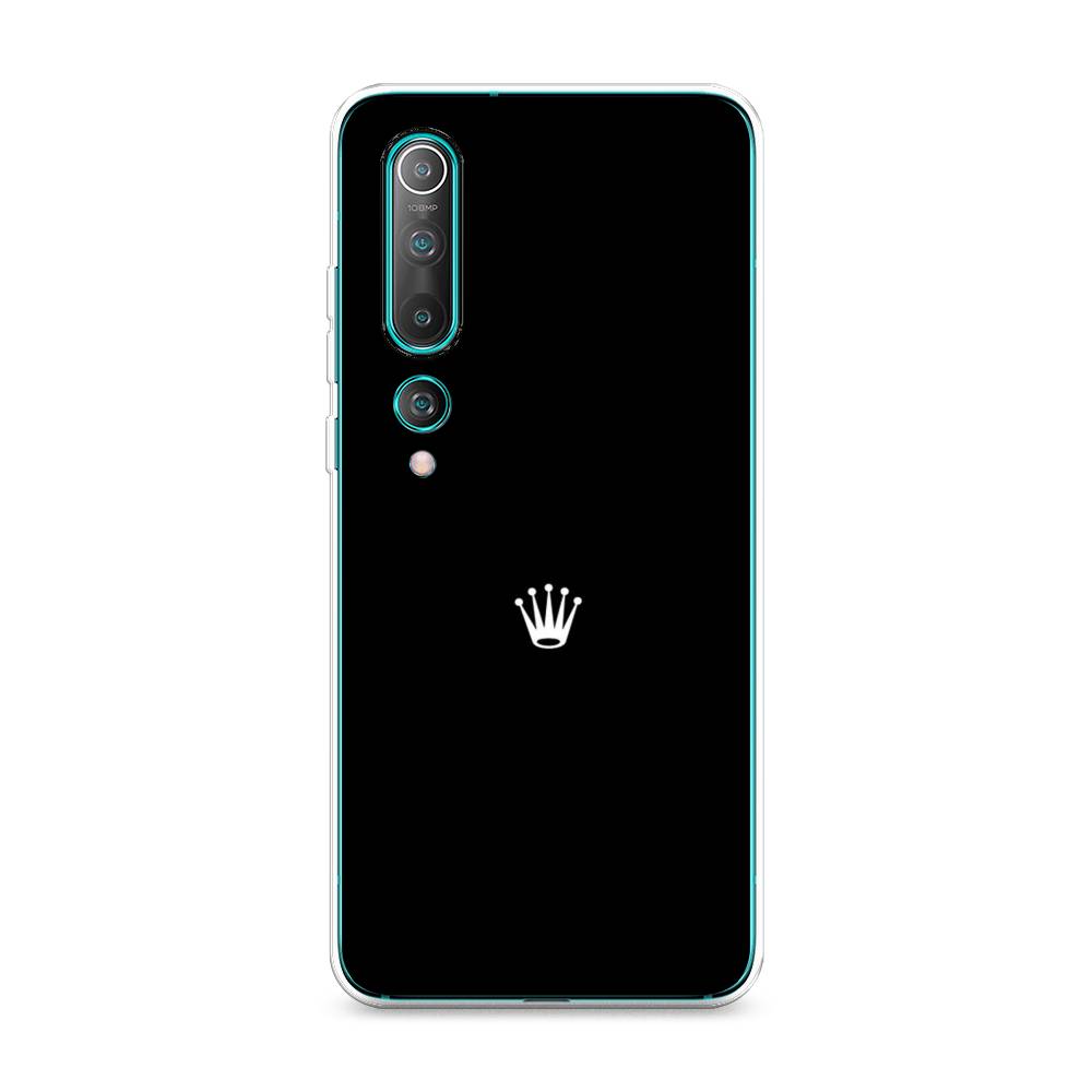 

Чехол Awog на Xiaomi Mi 10 Pro "Белая корона на черном фоне", Разноцветный, 37850-7