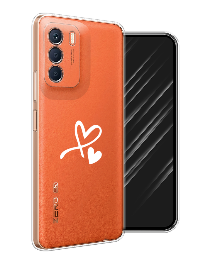 

Чехол Awog на Infinix Zero 5G 2023 "Сердечко минимализм", Белый, 3104450-6