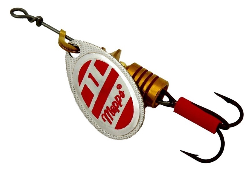 

Блесна Mepps Aglia Silver №1 red/white, Серебристый;белый;красный, Aglia Silver