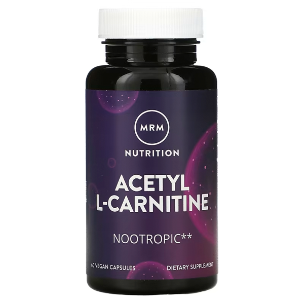 L-карнитин MRM Acetyl L-Carnitine (Ацетил L-карнитин) 60 капсул