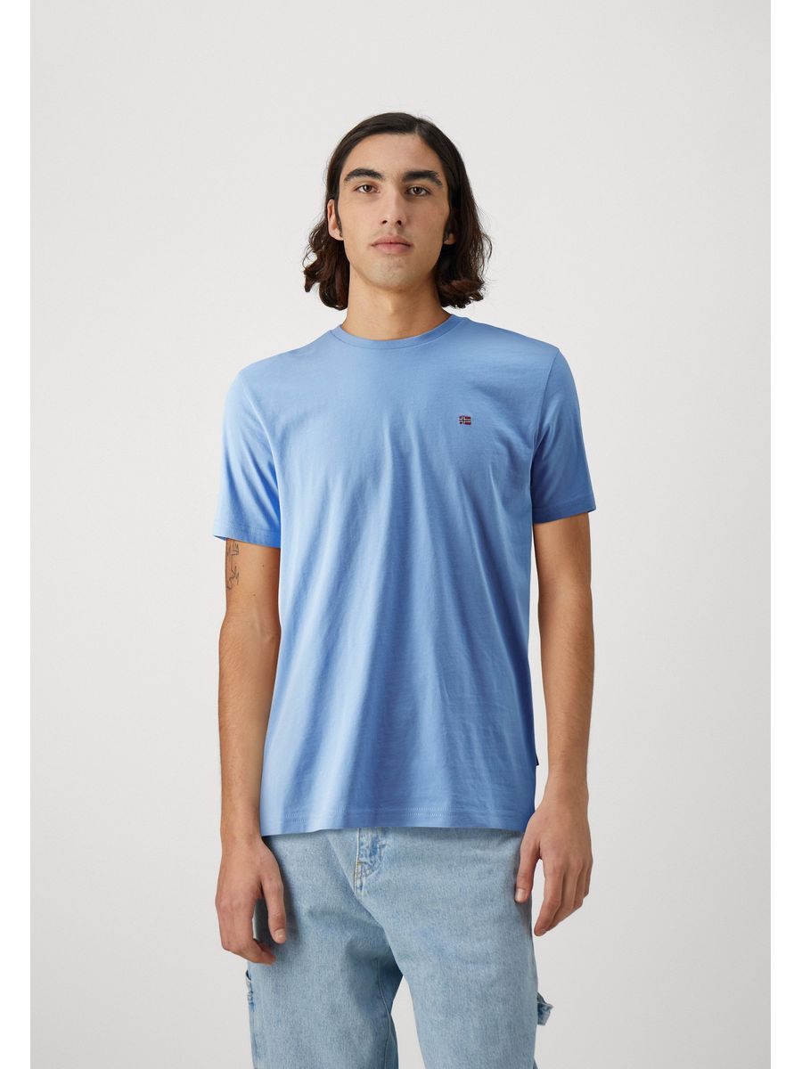 

Футболка мужская Napapijri NA622O080 синяя 2XL, Синий, NA622O080