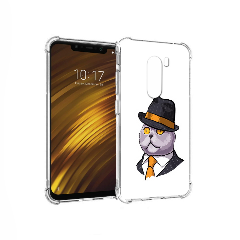 

Чехол MyPads Tocco для Xiaomi Pocophone F1 британец (PT116503.308.247), Прозрачный, Tocco