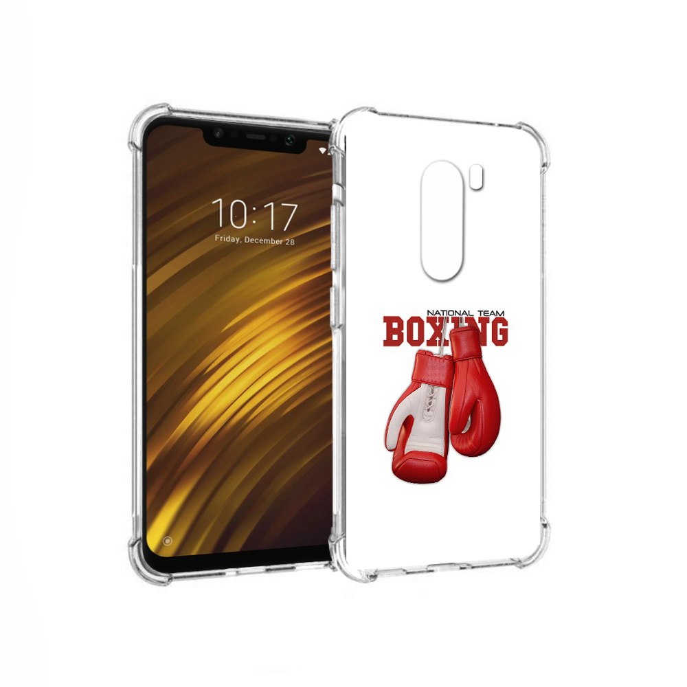 фото Чехол mypads tocco для xiaomi pocophone f1 боксерские перчатки (pt116503.308.244)