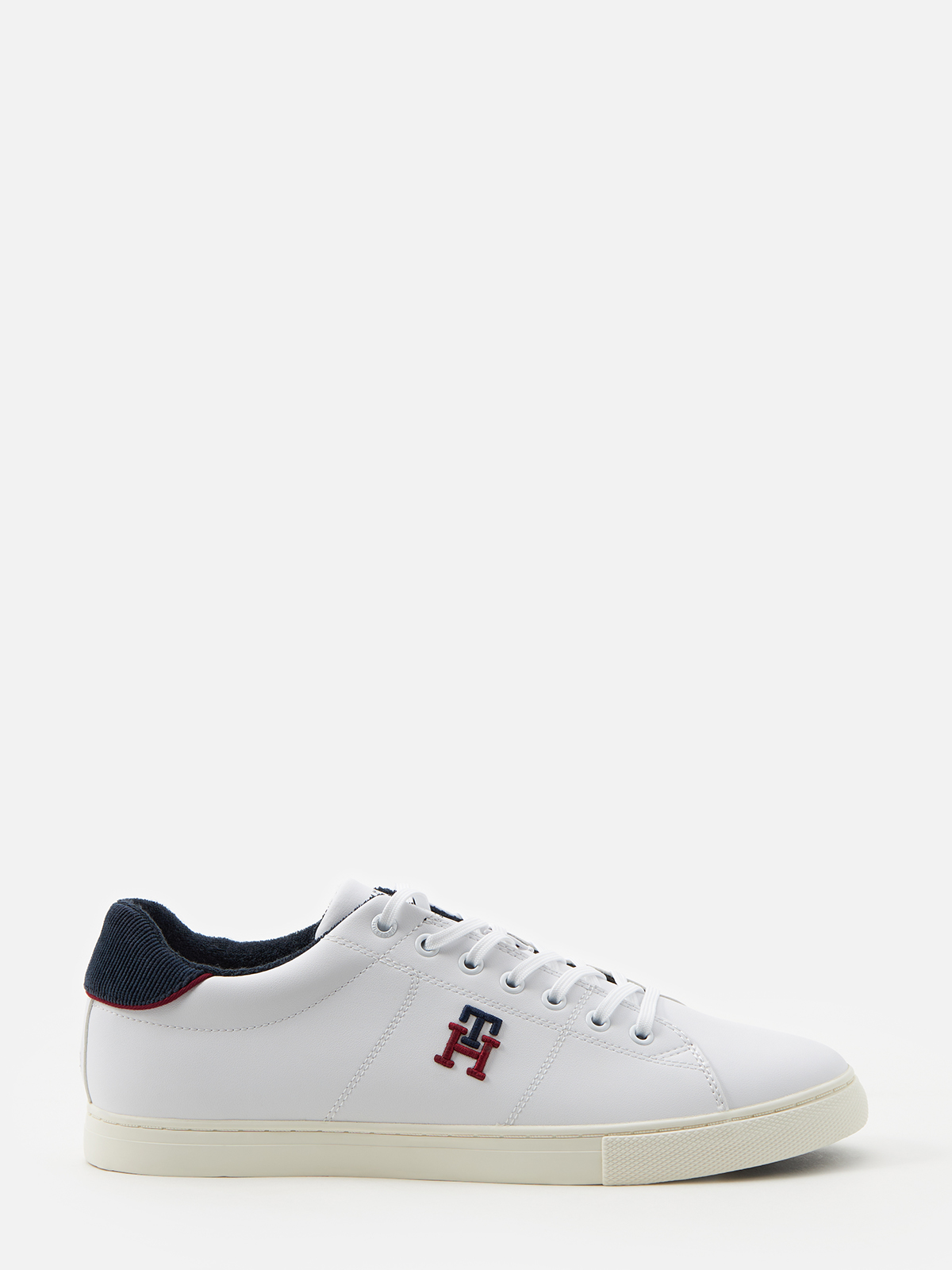 

Кеды мужские Tommy Hilfiger FM0FM04350 белые 43 EU, Белый, FM0FM04350