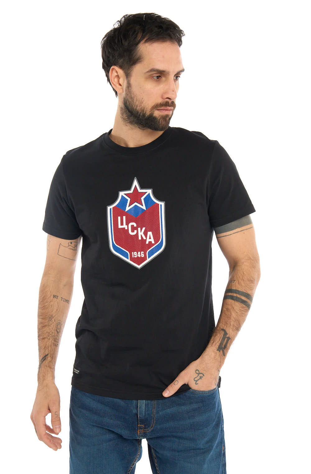 

Футболка мужская Atributika&Club ЦСКА 310780 черная S, Черный, ЦСКА 310780