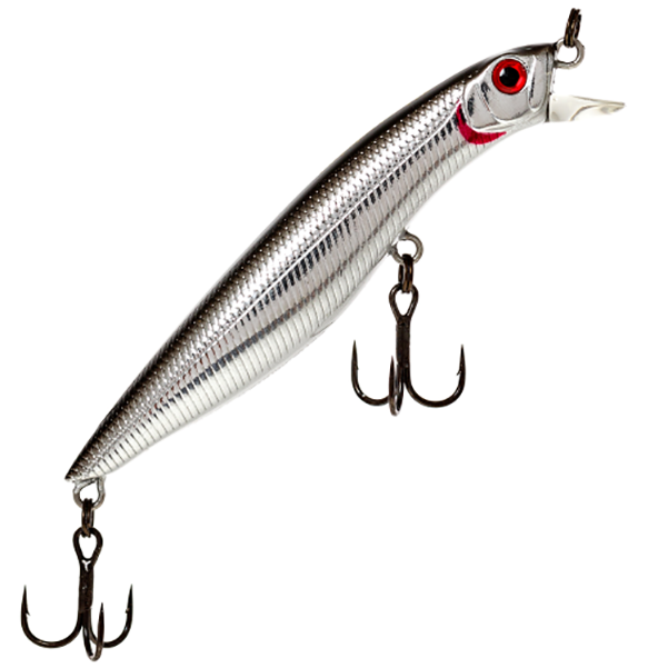 

Воблер Tsuribito Dead Minnow 70SS/011, Серебристый;черный, Dead Minnow 70SS