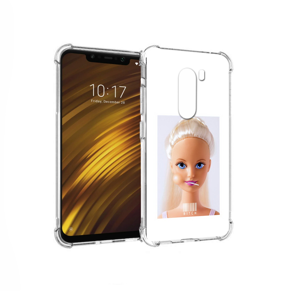 

Чехол MyPads Tocco для Xiaomi Pocophone F1 барби (PT116503.308.226), Прозрачный, Tocco