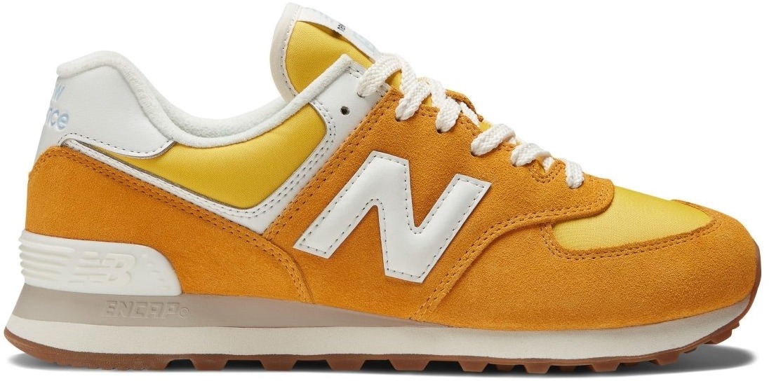 Кроссовки мужские New Balance 574 оранжевые 11 US