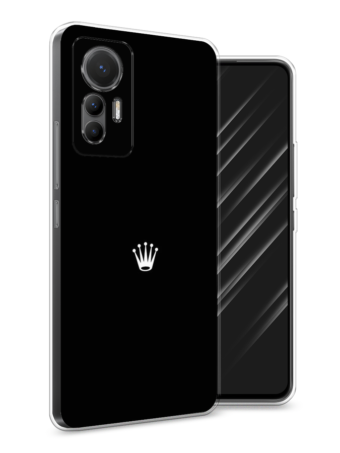 

Чехол Awog на Xiaomi 12 Lite "Белая корона на черном фоне", Разноцветный, 315050-7