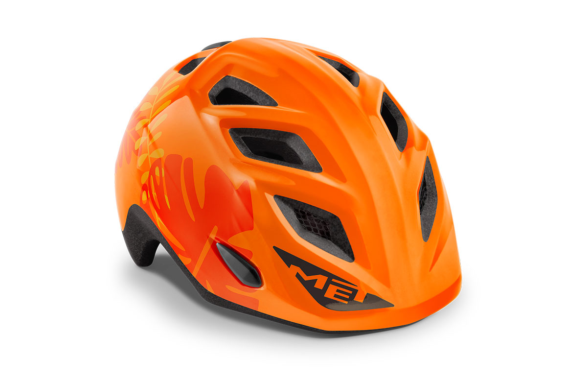 фото Велосипедный шлем met elfo, orange jungle glossy, one size