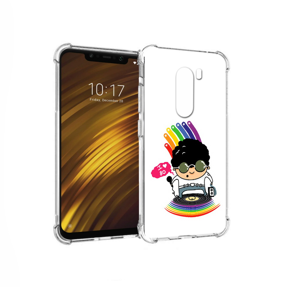 

Чехол MyPads Tocco для Xiaomi Pocophone F1 Я люблю 80-е (PT116503.308.205), Прозрачный, Tocco