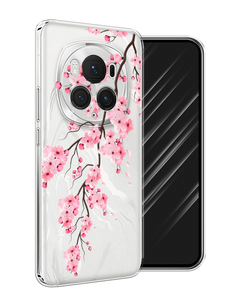 

Чехол Awog на Honor Magic 6 Pro "Розовая сакура", Розовый;белый;коричневый, 6123750-1