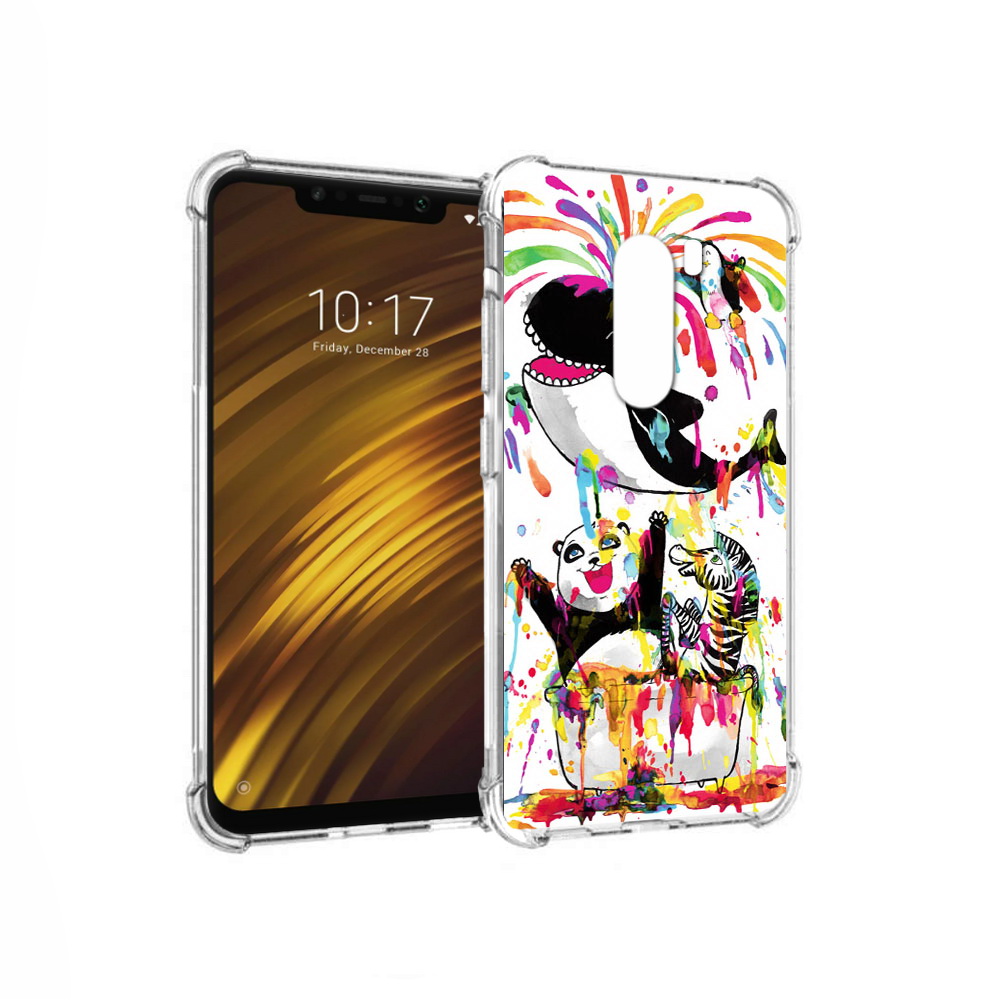 

Чехол MyPads Tocco для Xiaomi Pocophone F1 Хиппи кит (PT116503.308.191), Прозрачный, Tocco