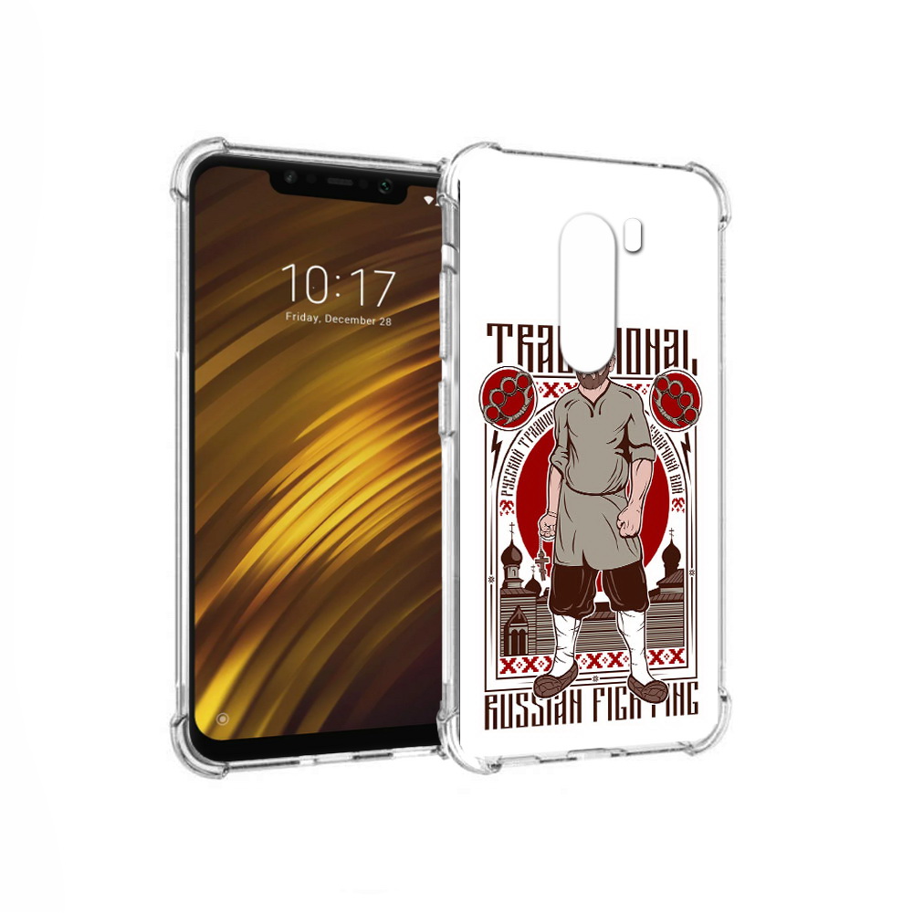 

Чехол MyPads Tocco для Xiaomi Pocophone F1 Традициональный мужчина (PT116503.308.173), Прозрачный, Tocco