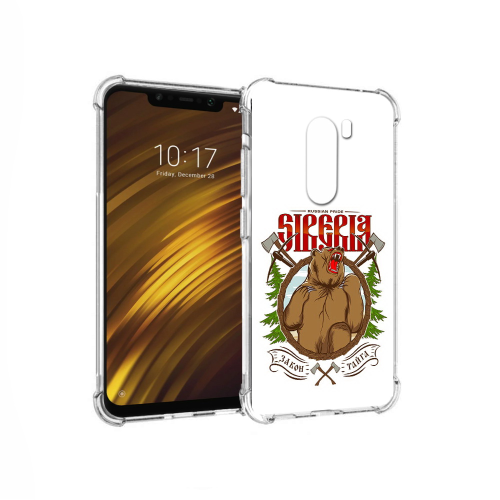 

Чехол MyPads Tocco для Xiaomi Pocophone F1 Тайга (PT116503.308.168), Прозрачный, Tocco