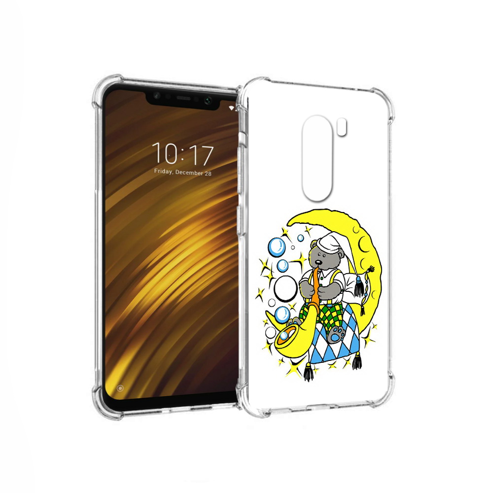 

Чехол MyPads Tocco для Xiaomi Pocophone F1 Сырная луна (PT116503.308.167), Прозрачный, Tocco