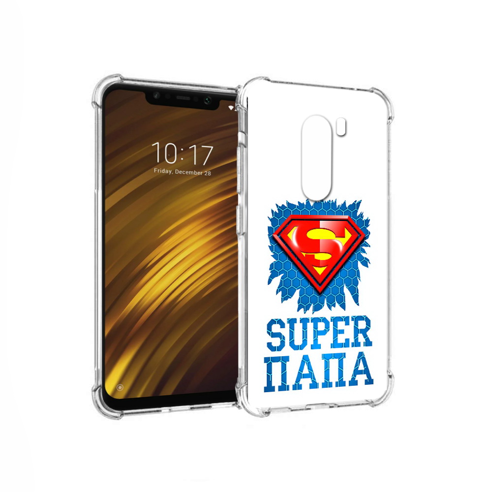 

Чехол MyPads Tocco для Xiaomi Pocophone F1 Супер Папа (PT116503.308.165), Прозрачный, Tocco