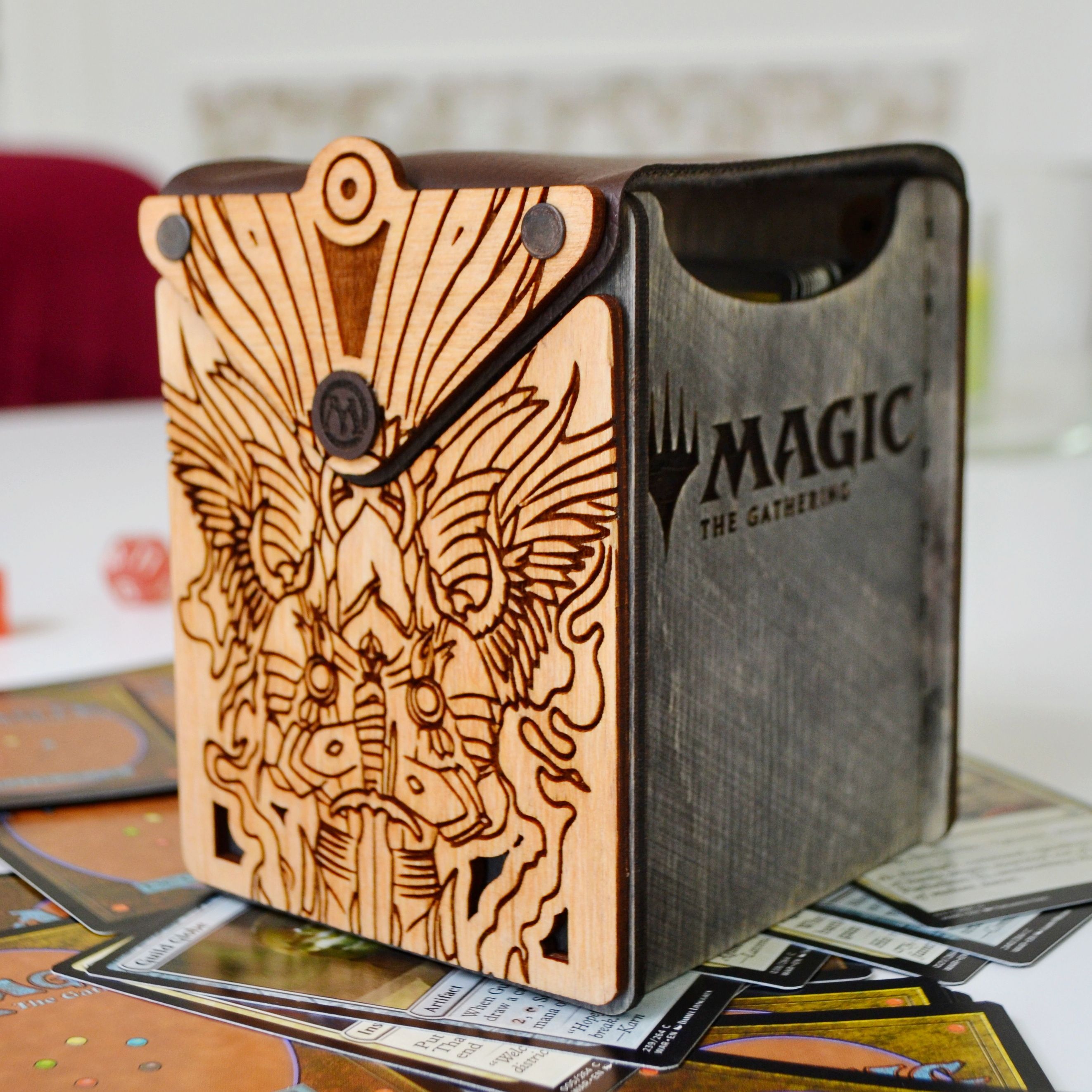 Deckbox Чудеса Леса MTG Архангел XL (на 120+ карт), magic the gathering