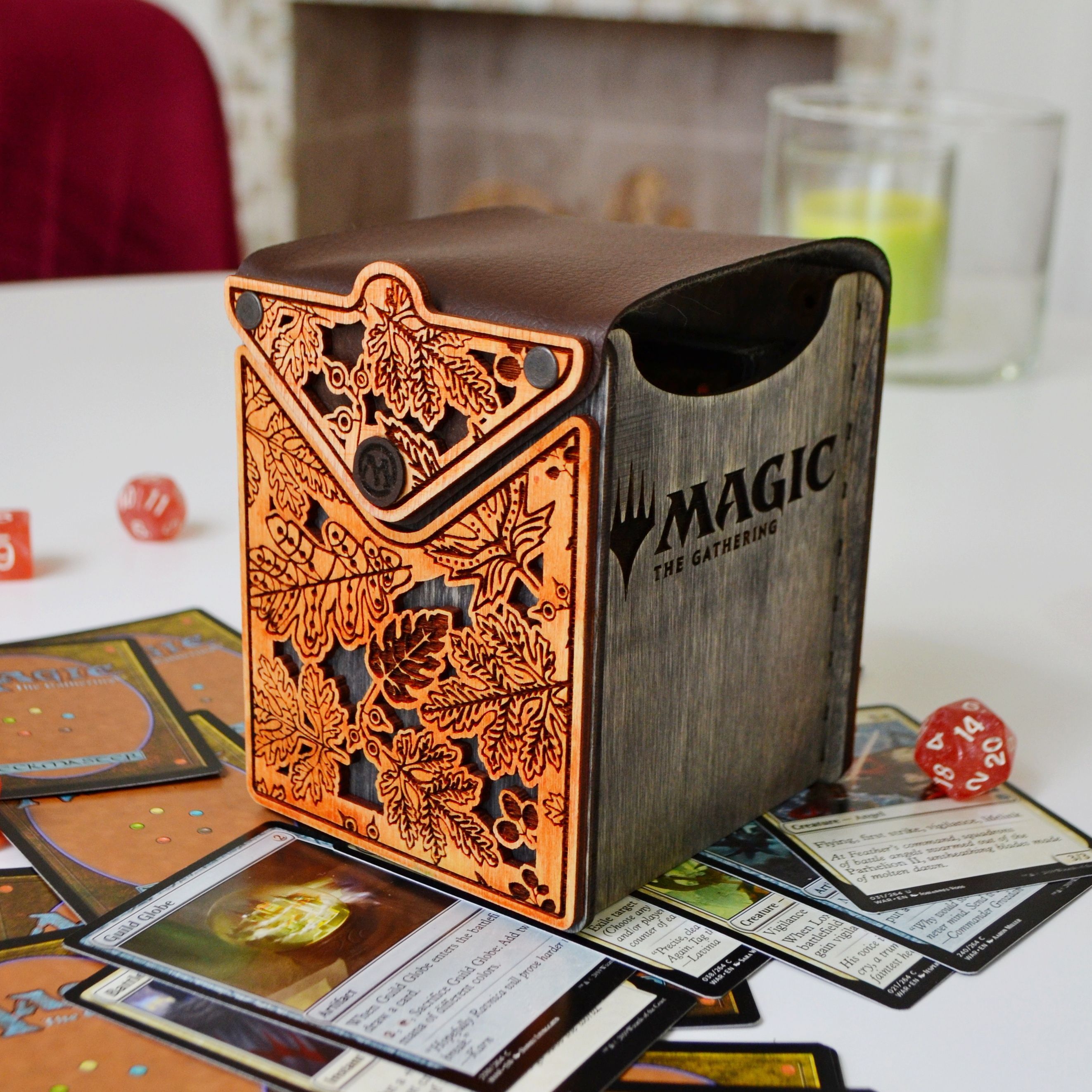 Deckbox Чудеса Леса MTG Листопад XL на 120 карт magic the gathering 990₽