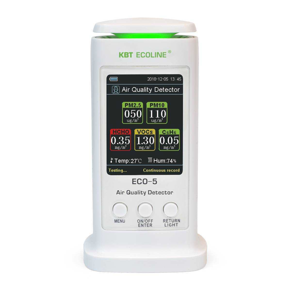 Анализатор воздуха КВТ ECO-5 ECOLINE 79140