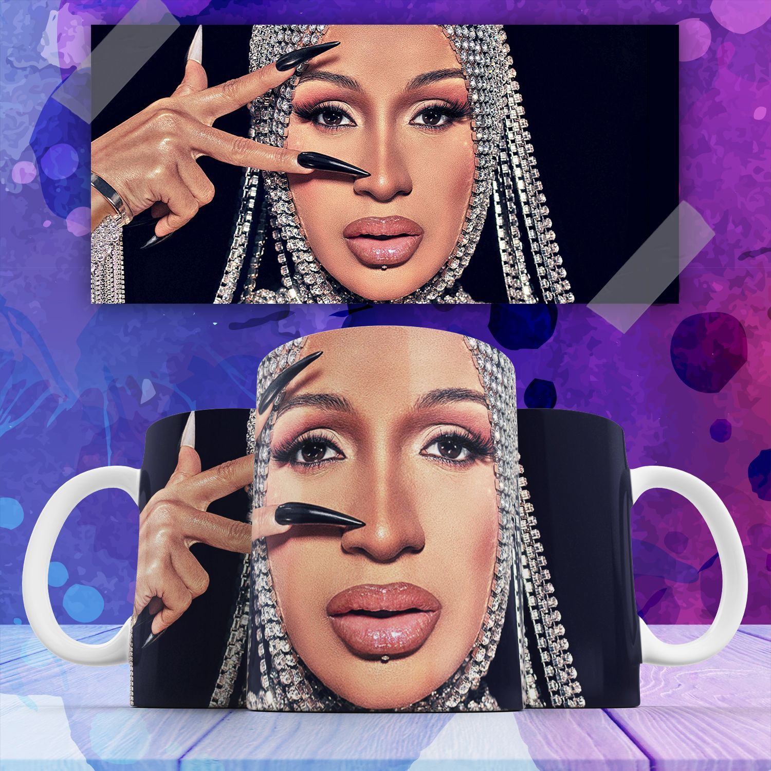 

Кружка Карди Би Cardi B Певица С Принтом, 330мл, Кружка Карди Би Cardi B певица с принтом 330 мл