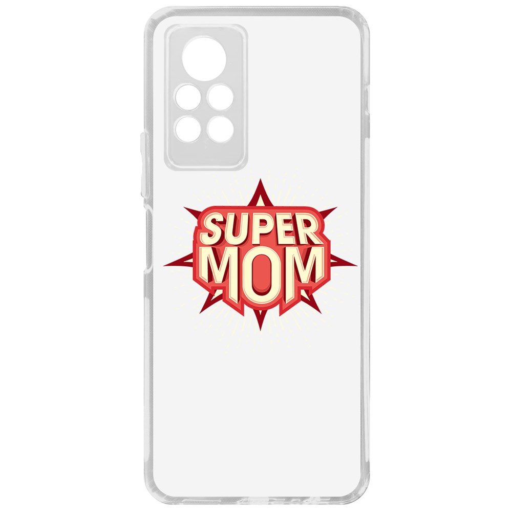 

Чехол-накладка Krutoff Clear Case Супер Мама для Infinix Note 11 Pro, Прозрачный