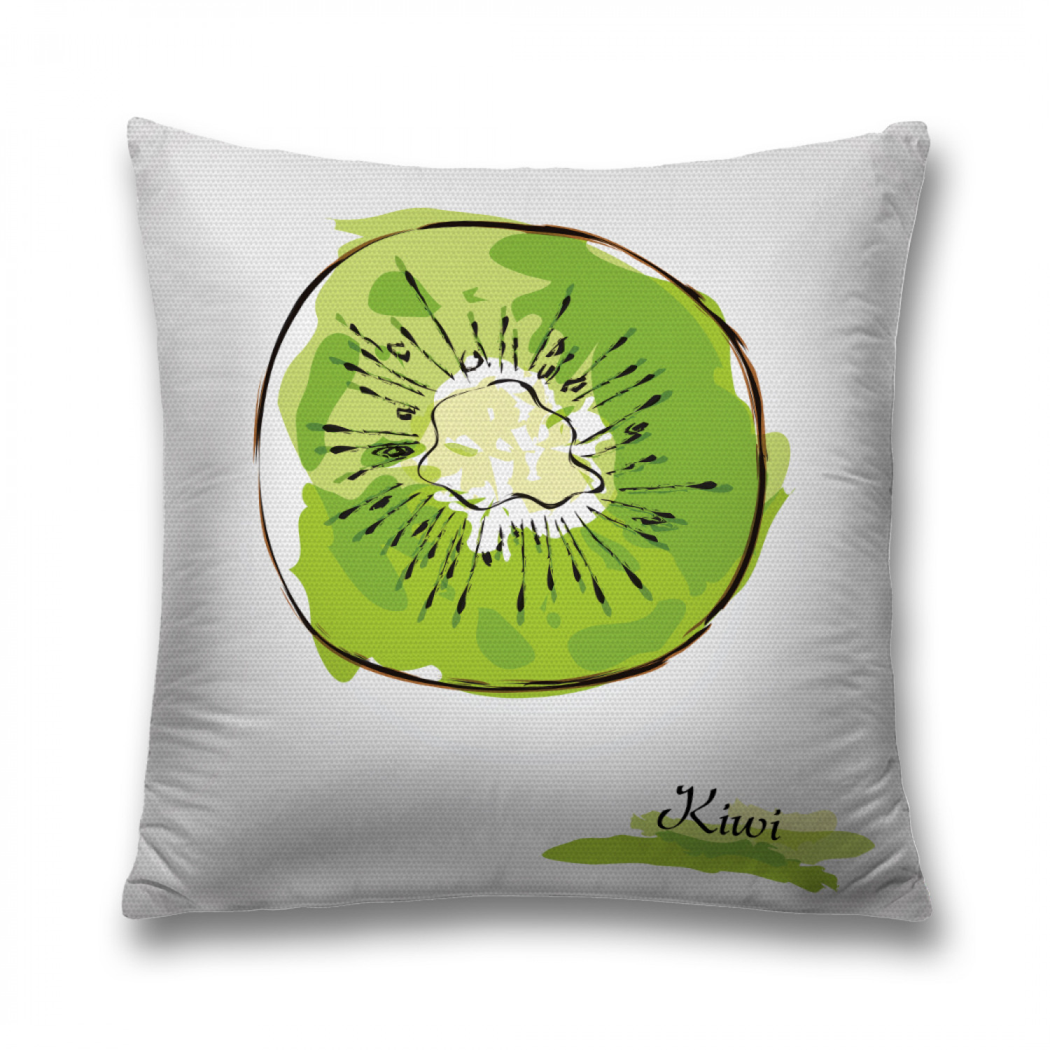 

Наволочка декоративная JoyArty "Половинки фруктов" на молнии, 45x45 см, Половинки фруктов