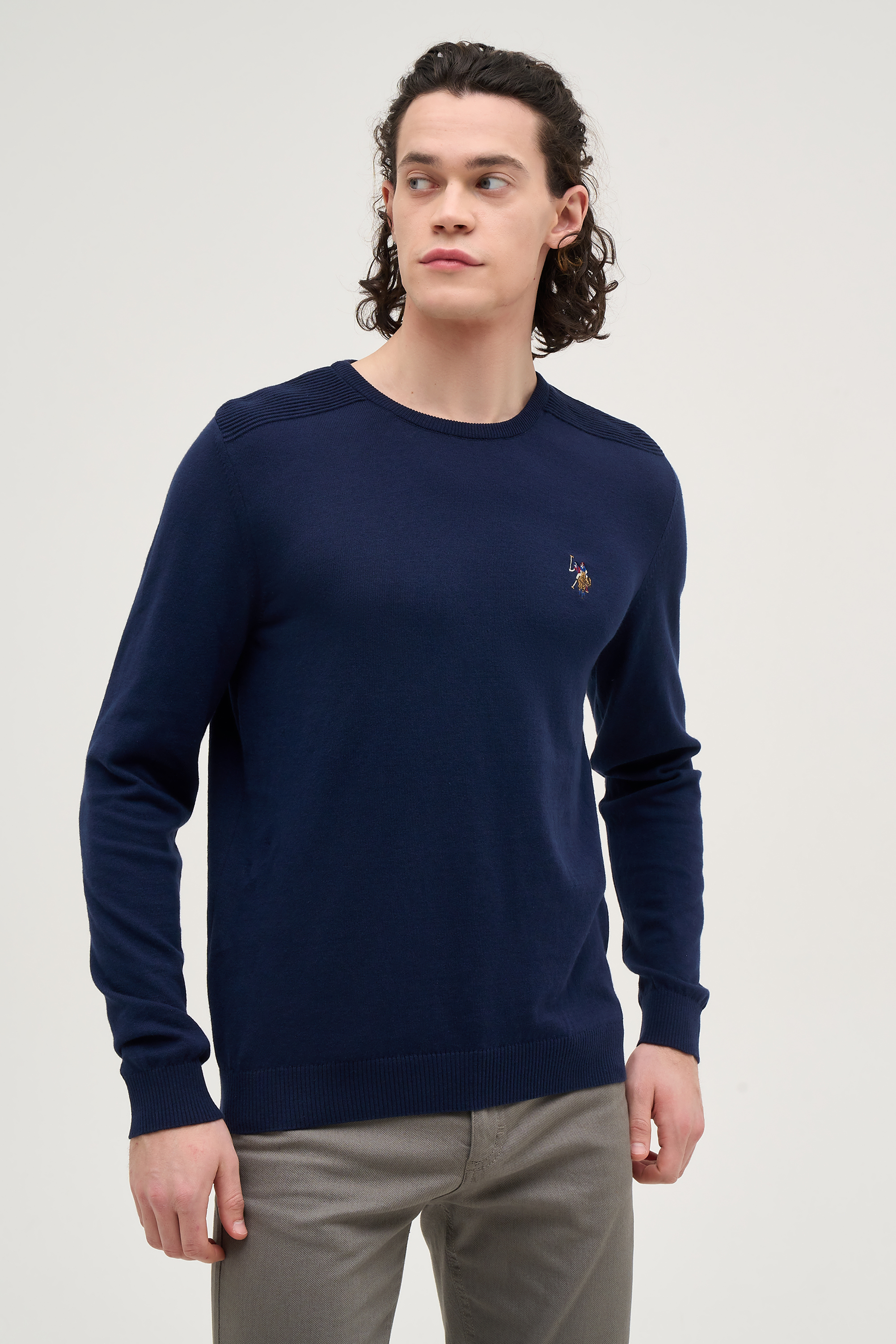 

Джемпер мужской U.S. POLO Assn. G081SZ0TK0TD01R-BSK23 синий L, G081SZ0TK0TD01R-BSK23