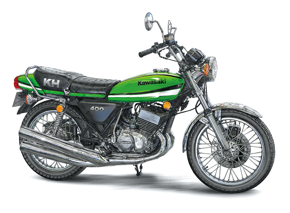 

Сборная модель Hasegawa мотоцикл 21506 KAWASAKI KH400-A7