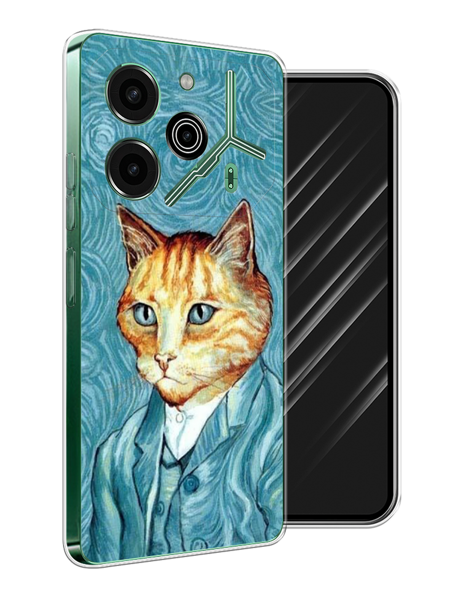 

Чехол Awog на Tecno Pova 6 Pro 5G "Кот Ван Гог", Голубой;коричневый, 305250-1